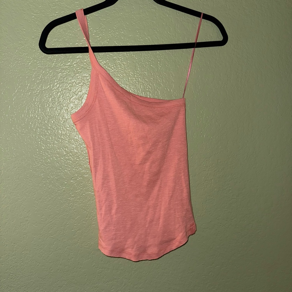 We The Free Pink Asymmetrical Sleeveless Camisole